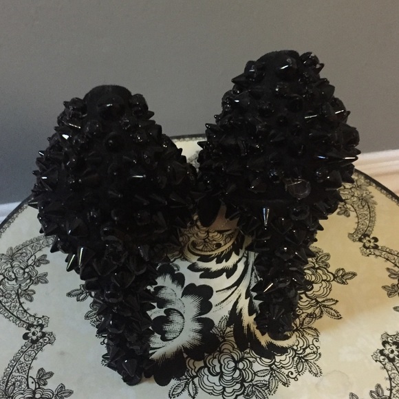 Sam Edelman studded peep toe heel size 7 1/2 - Picture 4 of 6